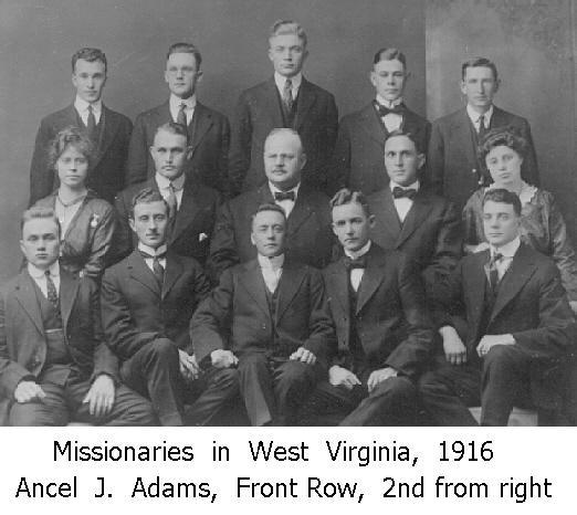 West Virginia Missionaries 1916